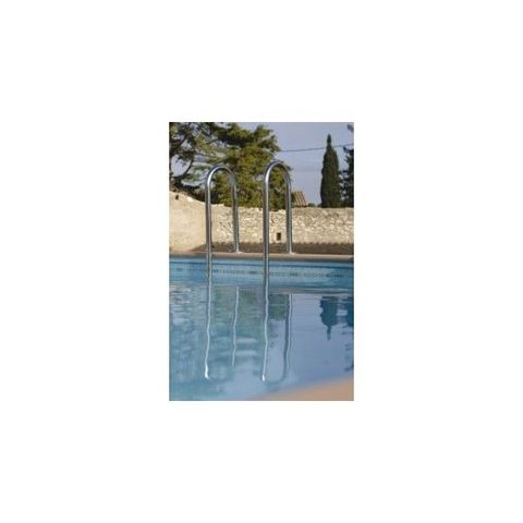Aqualux - Wood surround above-ground pool-Aqualux-Piscine allonge en bois LOLA - 505 x 305 x 128 cm