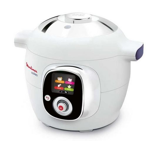 Moulinex - Pressure cooker-Moulinex-Multicuiseur Cookeo CE701100 - blanc/chrome