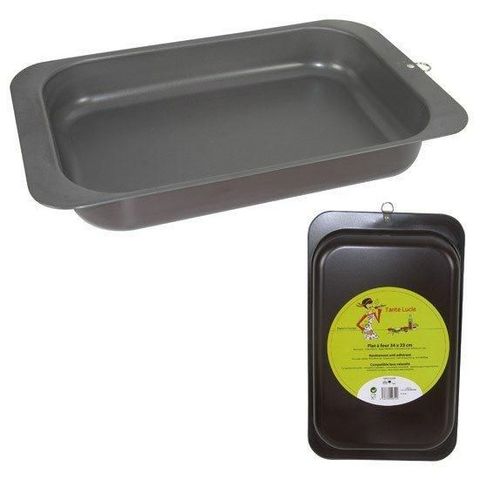 WHITE LABEL - Baking tray-WHITE LABEL-Plat à four rectangle Collection Tante Lucie