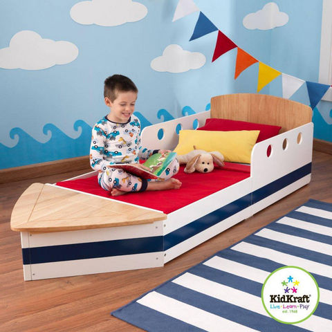 KidKraft - Children's bed-KidKraft-Lit pour enfant bateau 184x81x51cm