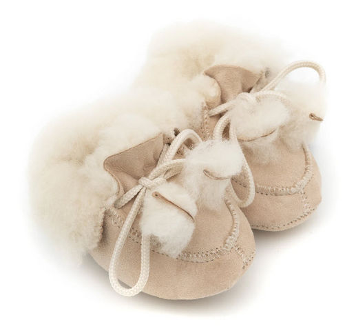 BABBI - Children's slippers-BABBI-Bottine veg natural