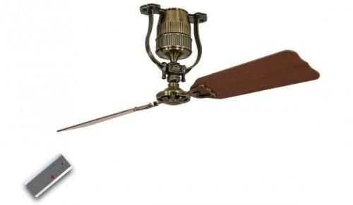 Casafan - Ceiling fan-Casafan-Ventilateur de plafond vintage moteur laiton pales