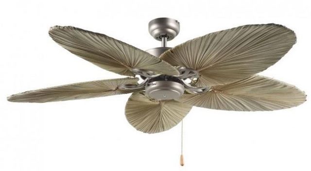 LBA HOME APLLIANCE - Ceiling fan-LBA HOME APLLIANCE-Ventilateur de plafond tropical colonial, pales en