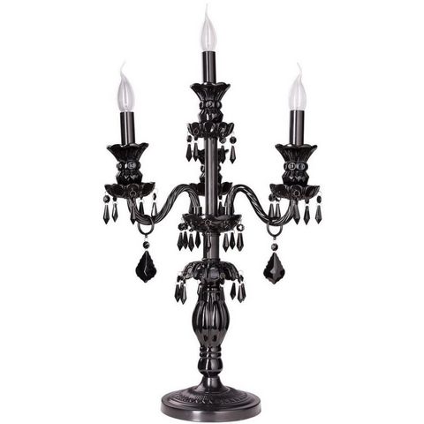CHIARO - Table lamp-CHIARO-Chandelier 4 branches métal gothique