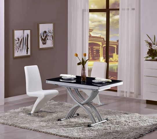 WHITE LABEL - Liftable coffee table-WHITE LABEL-Table basse NEWFORM relevable extensible, plateau 