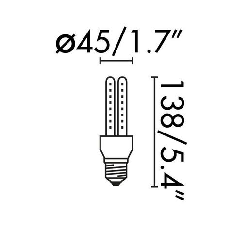 FARO - LED bulb-FARO-Ampoule LED E27 9W/90W 2800K 855lm