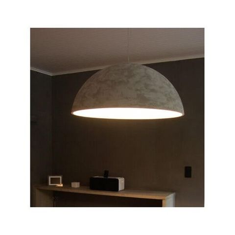 Gesso - Hanging lamp-Gesso-Suspension Coupole plâtre