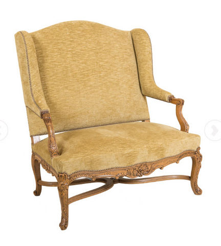 Ateliers Allot Frères - Armchair with headrest-Ateliers Allot Frères-Amand