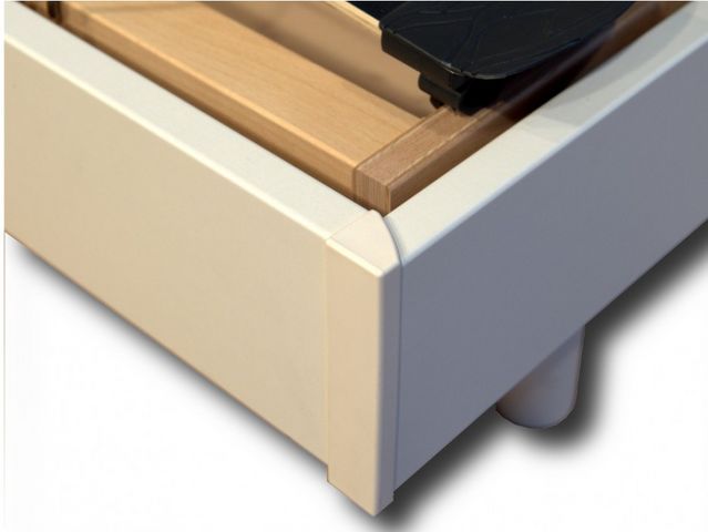 WHITE LABEL - Electric adjustable bed-WHITE LABEL-Sommier LATTES MULTIPLIS