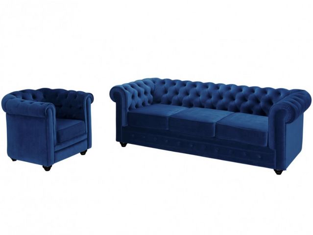 WHITE LABEL - Chesterfield sofa-WHITE LABEL-Canapé CHESTERFIELD