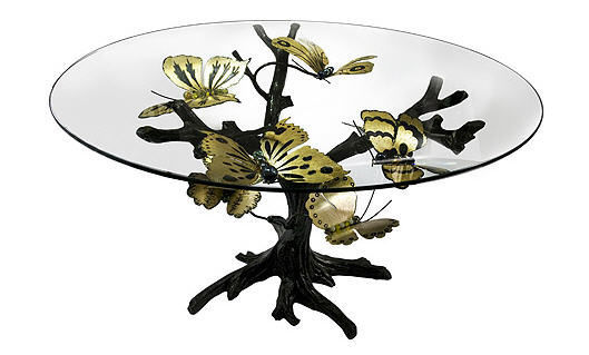 JOY DE ROHAN CHABOT - Round diner table-JOY DE ROHAN CHABOT-L'arbre à papillons