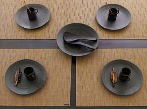 CHILEWICH - bamboo amber placemats and runner - Tischset