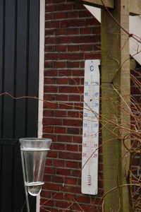 WORLD OF WEATHER - pluviomètre en verre et zinc gradué 11,5x131cm - Regenmesser
