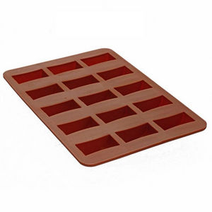 WHITE LABEL - moules à chocolat rectangle silicone de qualité pr - Kuchenform