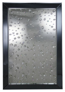WHITE LABEL - miroir ultra chic design diamant - Spiegel