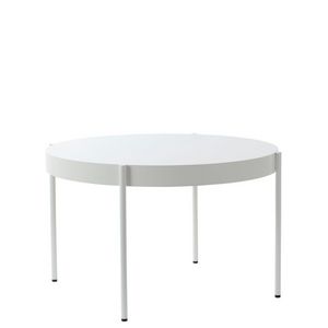 Verpan - series 430 - table ronde en fenix blanc - Runder Esstisch