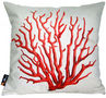 Kissen quadratisch-MEROWINGS-MeroWings Red Coral