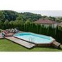 Pool mit Holzumrandung-Aqualux-Piscine allonge en bois LOLA - 505 x 305 x 128 cm
