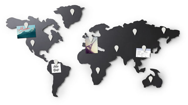 Umbra - Plakat-Umbra-Carte du monde magnétique Mappit