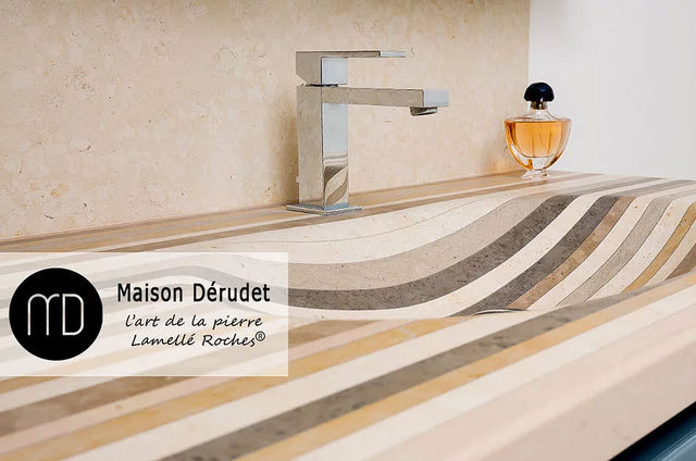 Maison Derudet - Waschbecken-Maison Derudet---Lamellé Roches