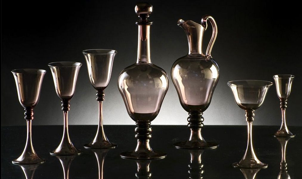 Seguso Gianni Servicio de vasos Juegos de cristal (copas & vasos) Cristalería  | 