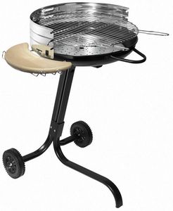 Dalper - barbecue à charbon sur roulettes star - Barbacoa De Carbón