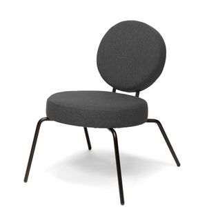 PUIK DESIGN - option - fauteuil lounge assise et dossier ronds - Silla Baja