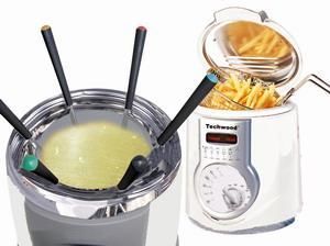 TECHWOOD - fondue mini friteuse tff90 - techwood - Freidora