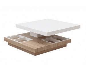 WHITE LABEL - table basse fausto - Mesa De Centro De Altura Regulable