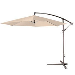 BOIS DESSUS BOIS DESSOUS - parasol deporté 3m crème - Sombrilla Con Soporte Lateral