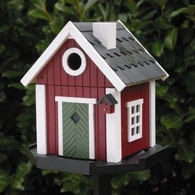 Garden Boutique - swedish cottage birdhouse - Casa De Pájaros
