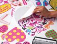 Adhesivo decorativo para niño-Funtosee-Kit de stickers Barbie