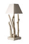 Lámpara de sobremesa-Coc'Art Créations-lampe nature élévation