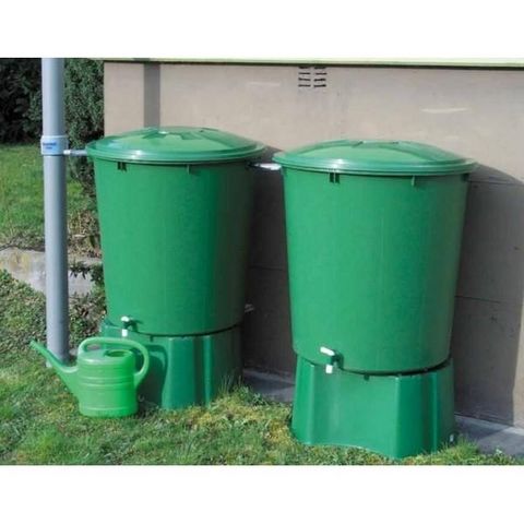 GARANTIA - Recuperador de agua-GARANTIA-Kit recuperation eau de pluie ensemble de 2 cuves