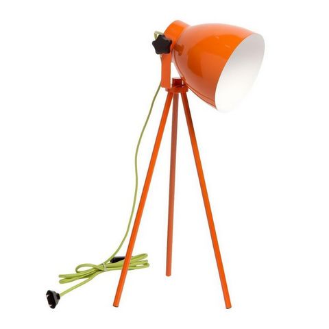 REGENBOGEN - Lámpara de sobremesa-REGENBOGEN-Spot 3 pieds métal orange