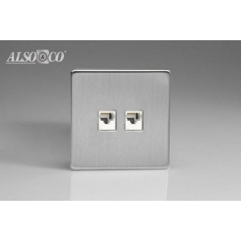 ALSO & CO - Toma RJ45-ALSO & CO-Double RJ45 Socket