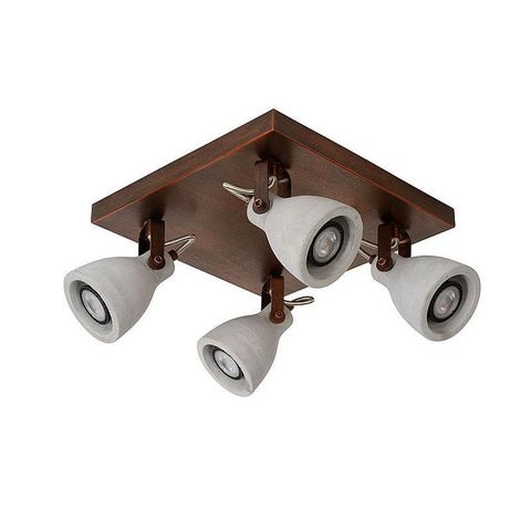 LUCIDE - Foco proyector-LUCIDE-Spot quadruple carré Concri LED