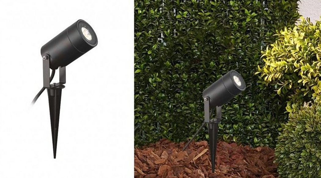MIIDEX Faretto da giardino con picchetto Lampade e Illuminazione da terra Illuminazione Esterno  | 