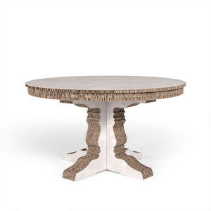 Corvasce Design - tavolo tondo columbia - Tavolo Da Pranzo Rotondo
