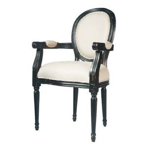 MAISONS DU MONDE - fauteuil lin louis - Poltrona Medaglione