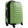 Trolley / Valigia con ruote-WHITE LABEL-Lot de 4 valises bagage ABS vert