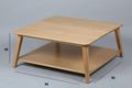 Tavolino quadrato-WHITE LABEL-Table basse OLGA en chêne massif
