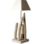 Lampada da tavolo-Coc'Art Créations-lampe nature élévation